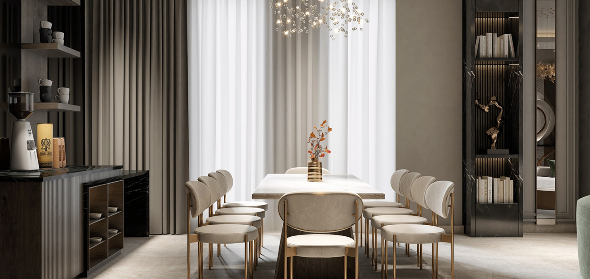 Modern Restaurant Dining Hall